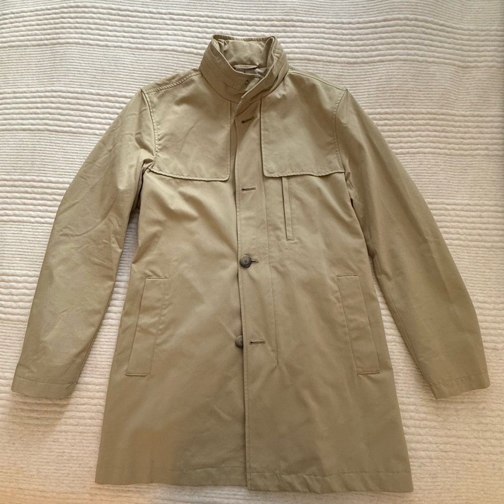 Theory Tan Car Coat